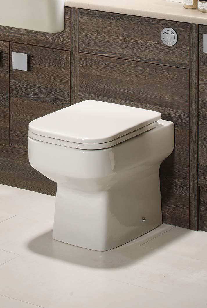 14 MSCTS Zest 450mm short projection back to wall WC pan Designed for use with Zest top fix design seat.