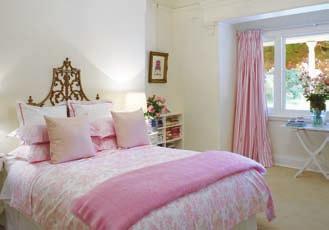 Sally-Ann adds interest through accessories and soft furnishings and with an extensive experience and love of textiles, luxurious fabrics have been used for full-length curtains such as the ivory and