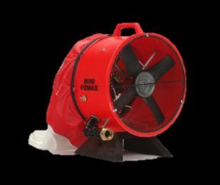 High Foam Generator - The SKUM Fomax 7 High Foam Generators are powered by water turbines.