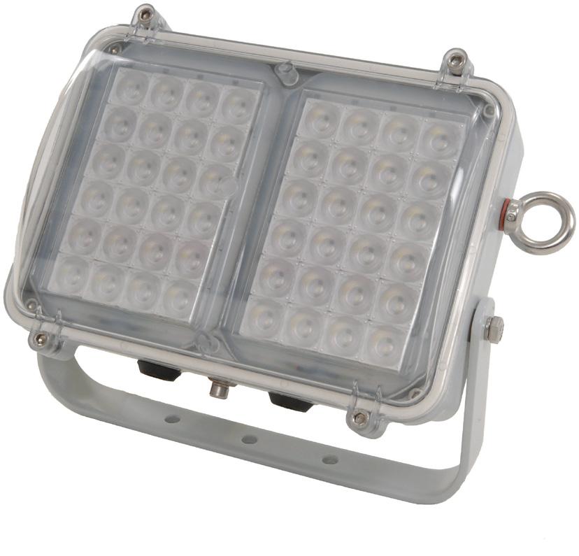 INDUSTRIAL SAFE AREA LED LIGHTING HDN106N LED Floodlight The HDN106N is an outstanding luminaire, with a variety of beam options to suit any industrial application.