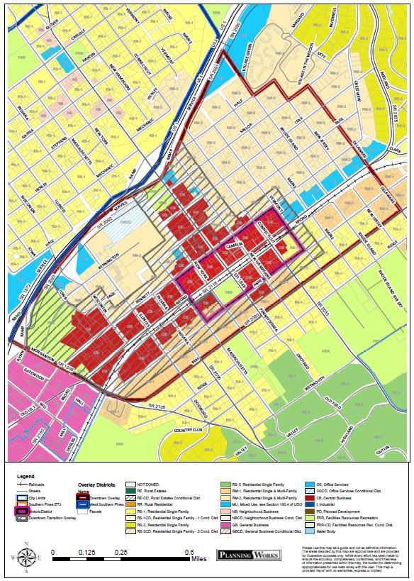 Exhibit 3: Recommended Downtown Overlay