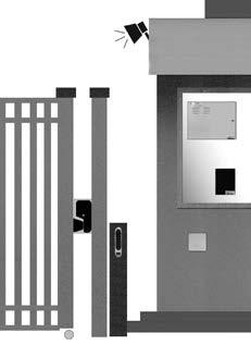 Light/ Horn AQD3 GATE LOCKING SYSTEM Shown with Access Control Keypad System Use on any Exterior Access Controlled Security Gate DKC Gate Lock/ Flex Mount Kit DK-37 J-Box DK-37 OUTSIDE OPERATION The