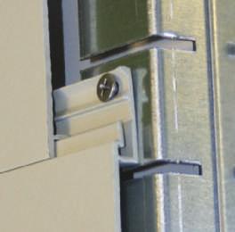 Fasteners All our profiles feature concealed fasteners.
