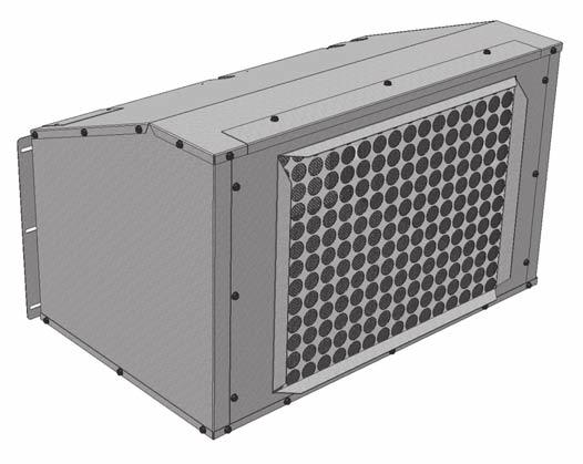 offers the UFB908, a universal filter box that mounts to the rear of the unit that your return air duct work will attach to.