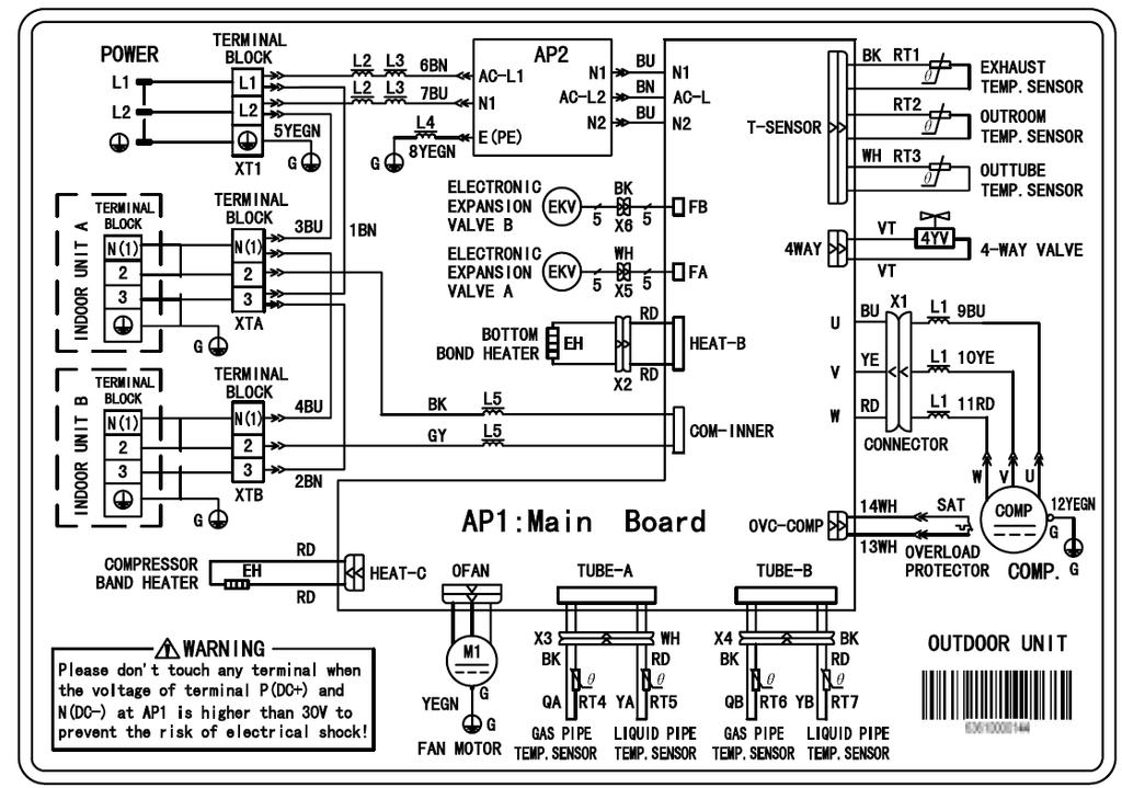 Fig. 25 Wiring Diagram GJ Outdoor 18k