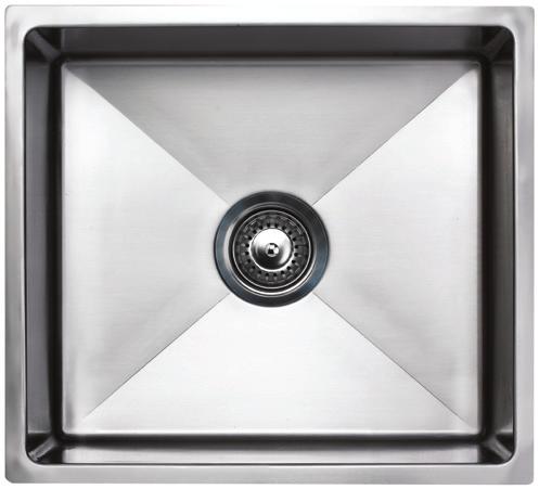 Undermount sinks cannot be inset.