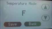 TEMPERATURE & TIME MODES TEMPERATURE MODE Temperature Mode controls which temperature scale is displayed on the controller home screen.