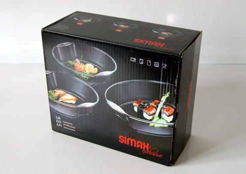 .. 311 5 Piece Roaster Set The crystal-clear cookware of the brand Simax exclusive stands for healthconscious preparing of