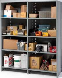 Lista Shelf Converter System TRANSFORM NEW OR EXISTING SHELVING INTO A HIGH-DENSITY STORAGE SOLUTION Unique frame system mounts easily to shelving uprights and guarantees smooth