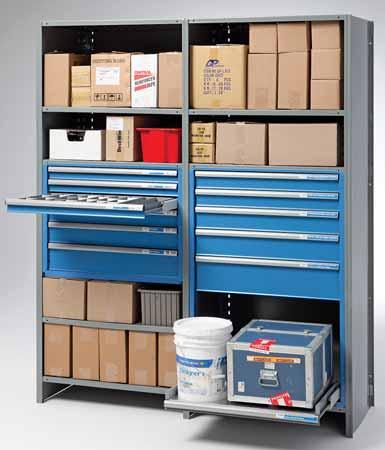 Replace inefficient shelving as your only storage solution Increase storage capacity by as much as 50% or more!