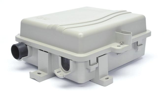 Weather proof design with optional NEMA 4X. Dual snap locks to ensure lid seals to base. 6.