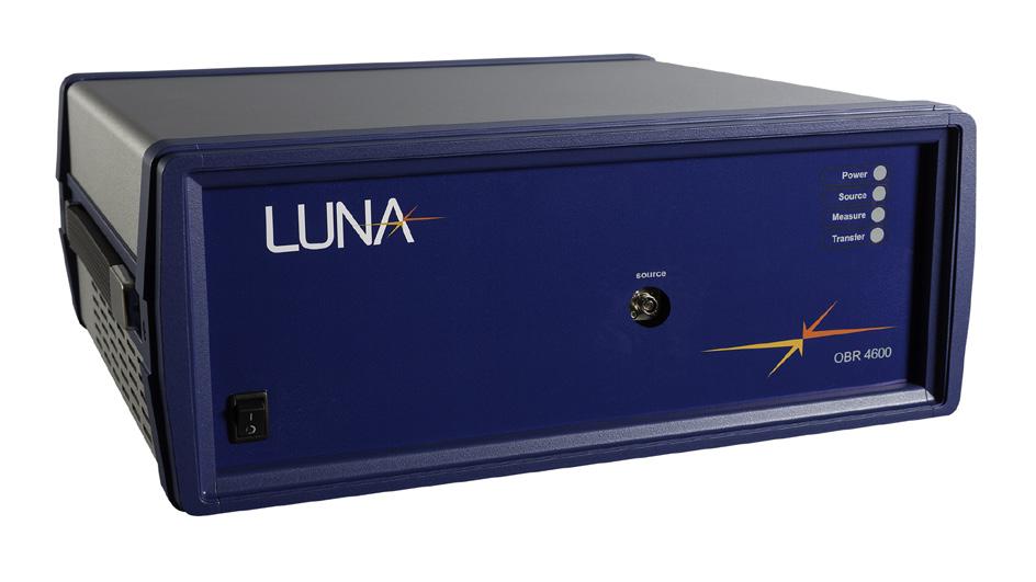 OPTICAL BACKSCATTER REFLECTOMETERS (OBRs) Luna s ultra-high resolution Reflectometers offer backscatter-level sensitivity; providing unprecedented inspection and diagnostic capabilities for the fiber