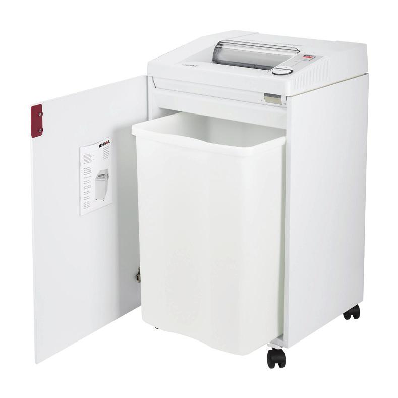 DESTROYIT 2503 Compact, entry model Centralized Office shredder with a 10 1/4 inch