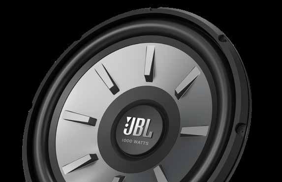 The JBL STAGE subwoofers provide the legendary JBL sound.
