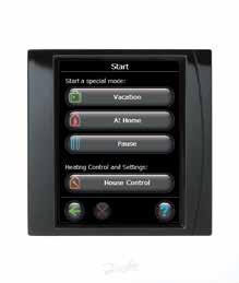 Danfoss Link The multi-application solution From a single location, Danfoss Link wirelessly regulates heating throughout the house perfect for customers who value the ultimate in convenience and
