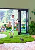 onto a patio or outside area and you want to extend your view of the garden, a Bi-Fold Door is ideal for these