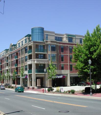 Provide a variety of residential unit types within a block such as townhouses and apartments.