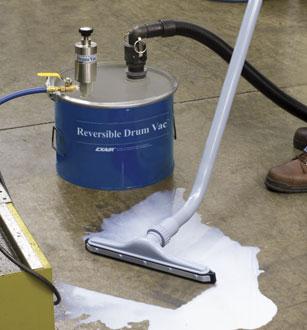 Reversible Drum Vac Reve rsib le D rum Vac Pump 55 gallons in 90 seconds! Two-way pumping action!