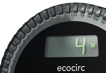 * ecocirc PREMIUM All Lowara ecocirc PREMIUM come standard with three control options, a plug that does not require a tool for assembly, and even a multi-display mounted on the end cap: