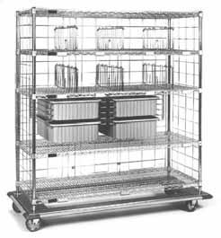 Exchange Carts (Patent #5,390,803) Meets all requirements for supply exchange in any healthcare environment.