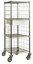Full-Size Security Units Safely store and transport costly materials and items subject to pilferage. 2 x 2 mesh. Offered in chrome, EAGLEgard epoxy coating, or stainless steel.