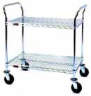 Basket Carts Collapsible X-frame is ideal for mail, pharmacy, lab, medical records and other small