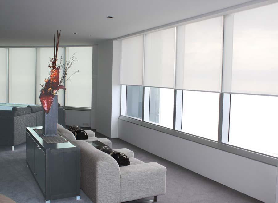 Motorised roller blinds Perfect for operating larger blinds and groups