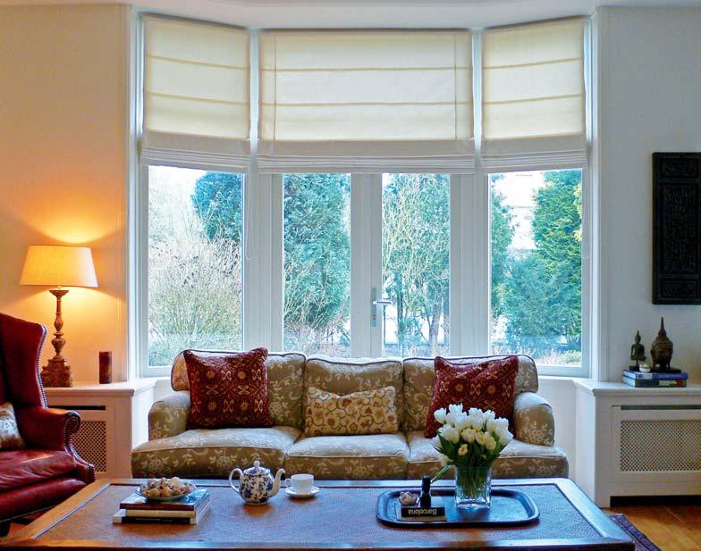 Roman blinds With several design options available, the roman blind can easily have a tailored and formal look or a soft and casual style.