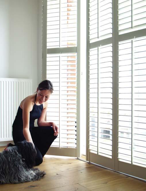 PVC shutters Solid PVC louvres resist dents and scratches, and provide a highly