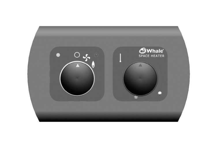 The Whale Space Heater and control panel are designed to be integrated into the caravan s wiring loom.