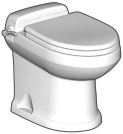 CONCERTOTM ALL-CHINA GRAVITY DISCHARGE TOILET INSTALLATION AND OPERATION INSTRUCTIONS Model 3210 Toilet for Recreation Vehicles!