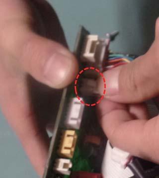 locking button. 4) Loosen the Humidity sensor connector(cn401).