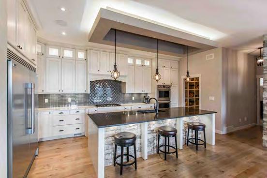This spectacular custom kitchen is sure