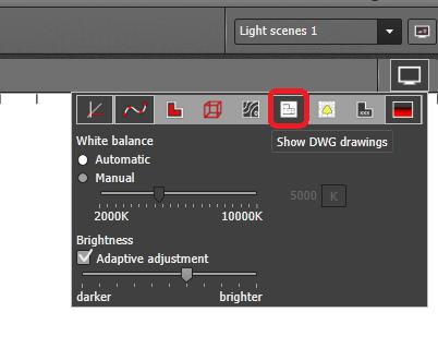 Form display options make sure that DWG display is activated Now the second step is