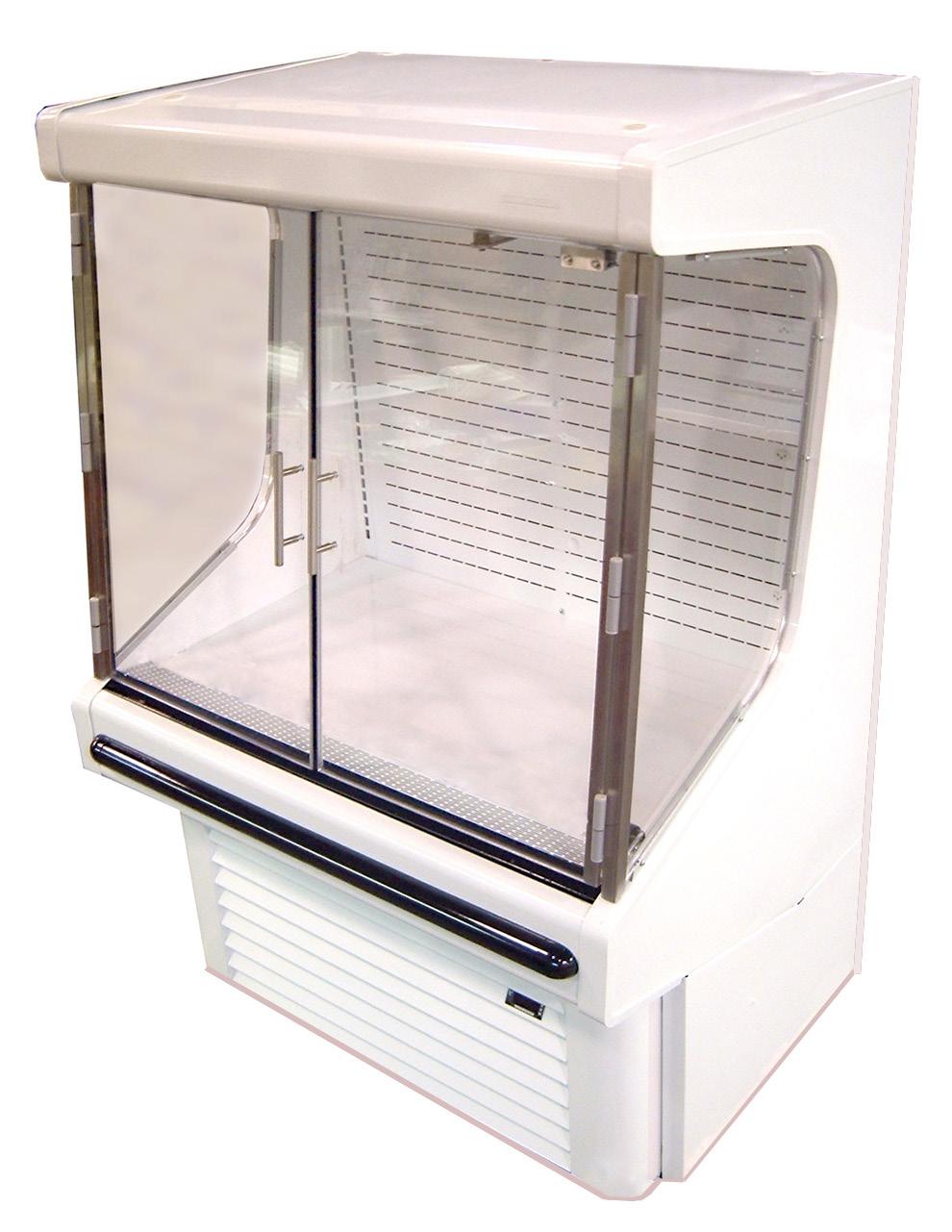 GSVM 4060D Medium Temperature Self Contained Vertical Merchandiser with Doors