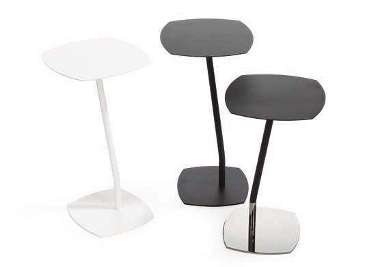 The Add Table is a small side table with a clever playful tilt that creates a sense of motion.