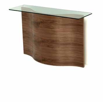 of Tables W52 D40 H44 Wave Console Table