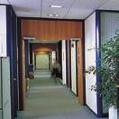 Small offices are covered by a single ceiling flush CEF PIR.