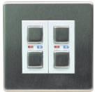 MASTER DIMMERS Serving as a conventional dimmer, a Master Dimmer can be wired in conjunction with a slave dimmer(s) and paired with wireless switches, scene setters or handheld remotes, providing