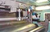 .) Coating- laminating line studied to permit an high production flexibility with operative speed up