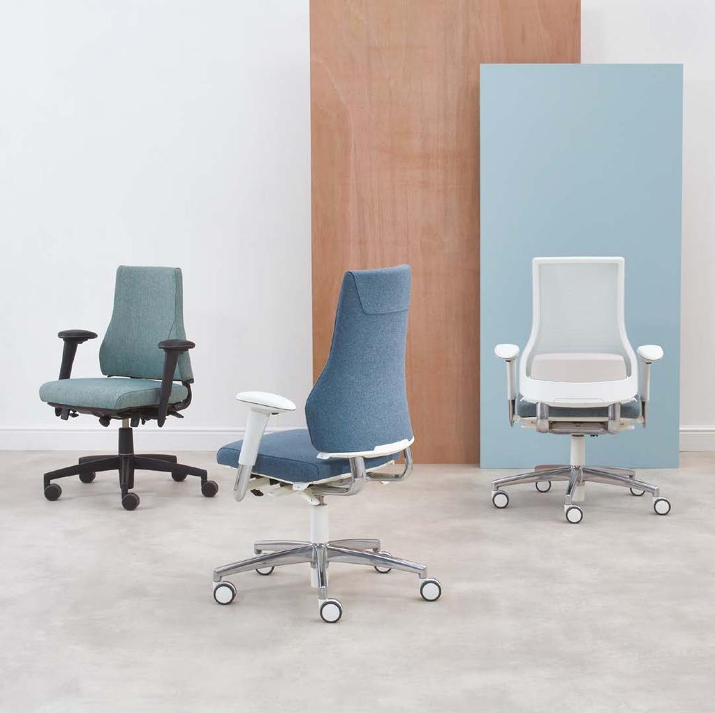 34 35 Axia Smart Seating System The Axia 2.0 Smart Seating System is not just an ergonomic chair that supports the user to achieve a healthy and relaxed posture at work.