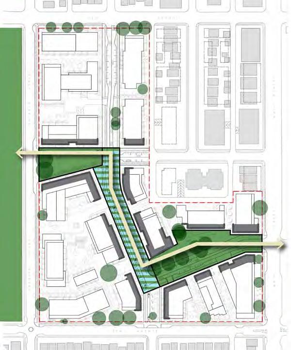 Big Idea: City-Park Linkage Plaza + Spine