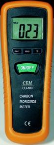 CO-180/CO-181 Carbon Monoxide Meters ALARM CO-180/181 Carbon Monoxide Meter detects the presence of carbon monoxide (CO) and measures concentrations between 1-1000 parts per million (PPM).