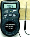 The 9610 (single input) and 9612 (dual input) contact thermometers offer basic functionality at a great price. These thermometers work with type K thermocouples and offer 0.1ºC/0.