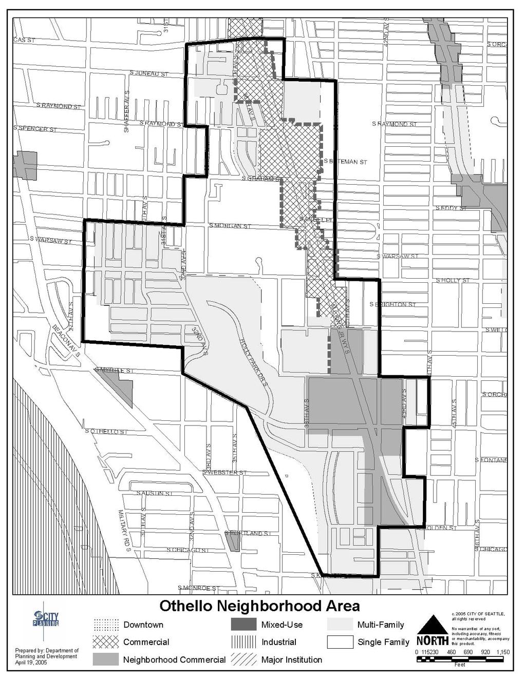 S ORCAS ST B-1 Height, Bulk and Scale Compatibility S OTHELLO ST Example areas to consider for transitions 42ND AVE S 10 Note: Design Review does not apply to all zones.