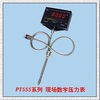 PT500 Series On-site Digital Pressure Gauge Large 5-bit 5 digital display with double E-rod double color Triple anti-interference,