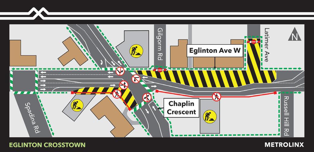Chaplin Station: What to Expect in 2018 Chaplin Station is being constructed using a top down cut-and-cover method Support of excavation work will continue for the duration of