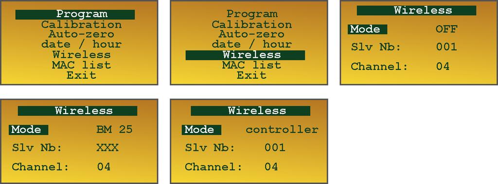 Network Settings When in Controller Mode, set the address between 1 and 30.