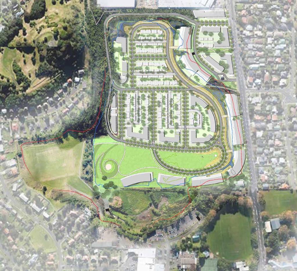 2 3 4 1 Master plan Precincts THESE PLANS OUTLINE THE VISION OF FLETCHER RESIDENTIAL LTD AND ARE NOT ENDORSED