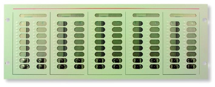 Fire alarm and extinguishing control panels FMZ5000 enclosure/front plates Front plate FMZ5000 BBF Order no.: 901733 Front plate for housing up to five zone operating panels.